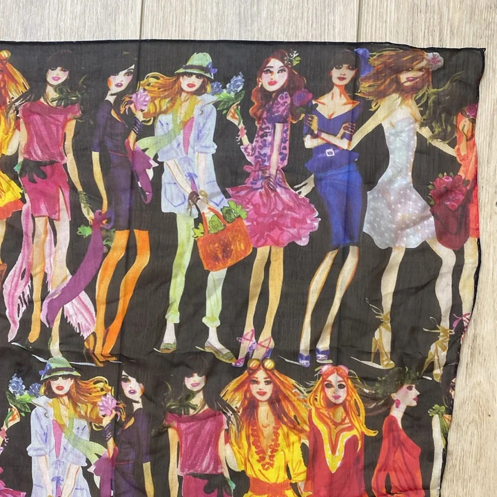 HUGE Ltd Ed. Henri Bendel Izak Girls Scarf‎ Dress